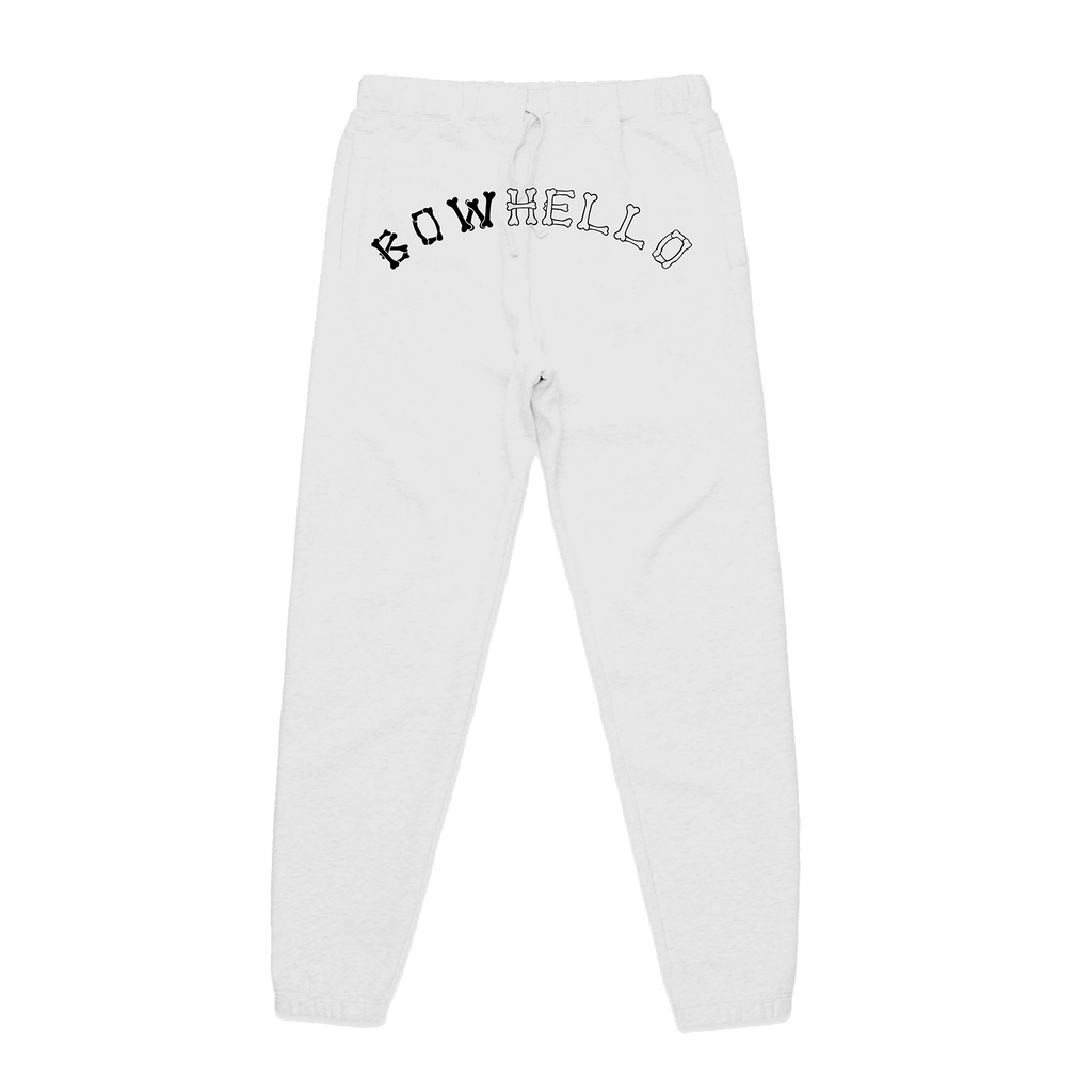 BowHello Sweatpants - White